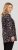 Scandinavian Caramel Flower Petals Tunic Copper and Blue - Tiskana majica za žene - 