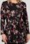 Scandinavian Caramel Flowers Tunic Red and Pink - Tiskana majica za žene - 