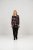 Scandinavian Caramel Flowers Tunic Red and Pink - Tiskana majica za žene - 