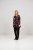 Scandinavian Caramel Flowers Tunic Red and Pink - Tiskana majica za žene - 
