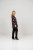 Scandinavian Caramel Flowers Tunic Red and Pink - Tiskana majica za žene - 