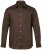 JP1880 Shirt Business Long Sleeve Brown - Košulje - Muške Košulje Veliki Brojevi