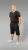 20 Nodi Scirocco Short Leg Sports Pants in Combed Cotton Jersey Black - Sportske hlače & kratke - Muške Trenirke Veliki Brojevi