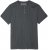 Adamo Silas Regular fit Serafino T-shirt Charcoal - Majice Kratkih Rukava - Muške Majice Kratkih Rukava Veliki Brojevi 