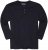 Adamo Sven Regular fit Serafino Long sleeve T-shirt Navy - Majice Kratkih Rukava - Muške Majice Kratkih Rukava Veliki Brojevi 