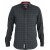 D555 Taylor Long Sleeve Shirt Charcoal - Košulje - Muške Košulje Veliki Brojevi