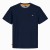 Motley Denim Stockholm T-shirt Navy - Majice Kratkih Rukava - Muške Majice Kratkih Rukava Veliki Brojevi 