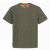 Motley Denim Stockholm T-shirt Dark Khaki - Majice Kratkih Rukava - Muške Majice Kratkih Rukava Veliki Brojevi 