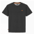 Motley Denim Stockholm T-shirt Charcoal - Majice Kratkih Rukava - Muške Majice Kratkih Rukava Veliki Brojevi 