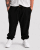Motley Denim Berlin Sweatpants Black - Sportske hlače & kratke - Muške Trenirke Veliki Brojevi