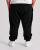Motley Denim Berlin Sweatpants Black - Sportske hlače & kratke - Muške Trenirke Veliki Brojevi