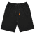 Motley Denim Paris Sweatshorts Black - Sportske hlače & kratke - Muške Trenirke Veliki Brojevi
