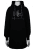 Nora Mikken KADRI WHITE Long Hoodie Black - Puloveri & dukserice - 