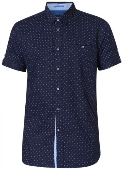 D555 Kurt Printed Short Sleeve Shirt - Košulje - Muške Košulje Veliki Brojevi