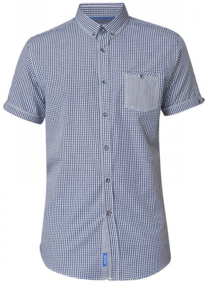 D555 Hank Gingham Short Sleeve Shirt - Košulje - Muške Košulje Veliki Brojevi