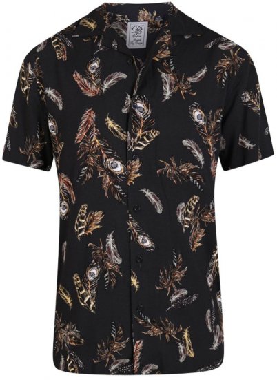 D555 Randal Shirt Black - Košulje - Muške Košulje Veliki Brojevi