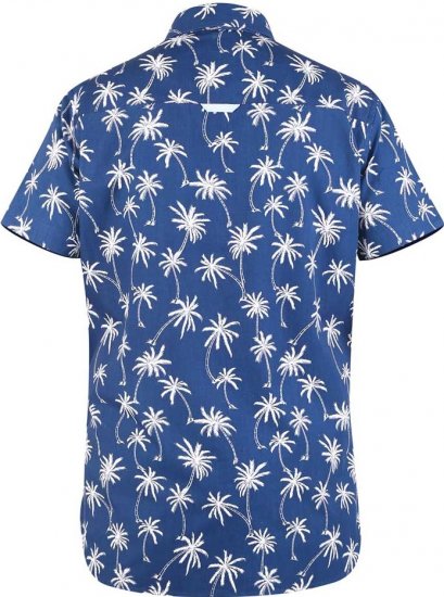 D555 BURLEY Palm Tree Print Shirt - Košulje - Muške Košulje Veliki Brojevi