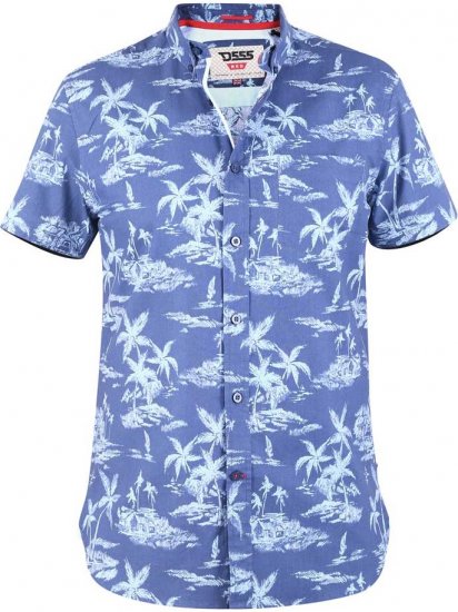 D555 WHITSBURY Hawaiian Print Shirt - Košulje - Muške Košulje Veliki Brojevi