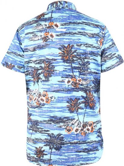 D555 CHARFORD Hawaiian Reverse Printed Shirt - Košulje - Muške Košulje Veliki Brojevi