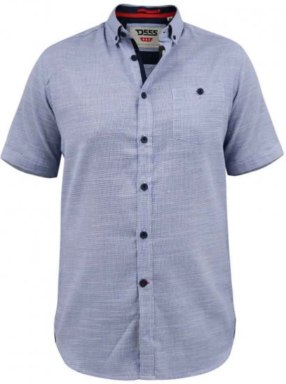 D555 Hadley S/S Micro Dog Tooth Check Shirt - Košulje - Muške Košulje Veliki Brojevi