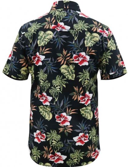 D555 Wilton Hawaiian Ao Print Short Sleeve Shirt - Košulje - Muške Košulje Veliki Brojevi