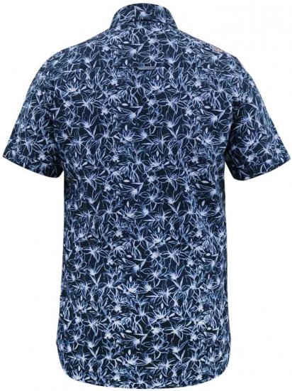 D555 Padbury Floral Ao Printed S/S Shirt Navy - Košulje - Muške Košulje Veliki Brojevi