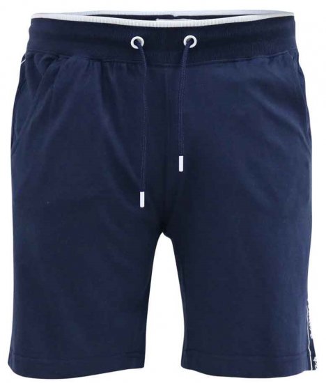 D555 Brantham Couture Elasticated Waistband Shorts Navy - Sportske hlače & kratke - Muške Trenirke Veliki Brojevi