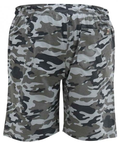 D555 Carlton Elasticated Waist Jersey Camo Shorts - Sportske hlače & kratke - Muške Trenirke Veliki Brojevi