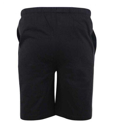 D555 Ryan Jersey Shorts 2-pack Black/Charcoal - Sportske hlače & kratke - Muške Trenirke Veliki Brojevi