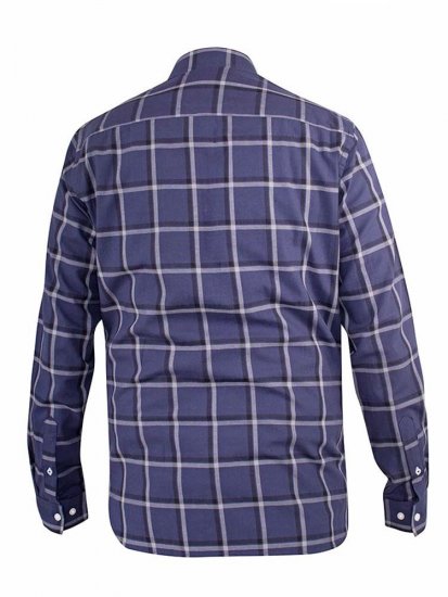 D555 Townsville Check Button Down Collar Shirt Navy - Košulje - Muške Košulje Veliki Brojevi