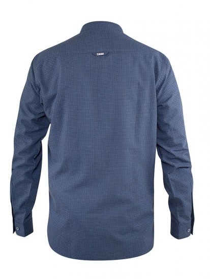 D555 Melbourne Gingham Check Long Sleeve Button Down Shirt - Košulje - Muške Košulje Veliki Brojevi