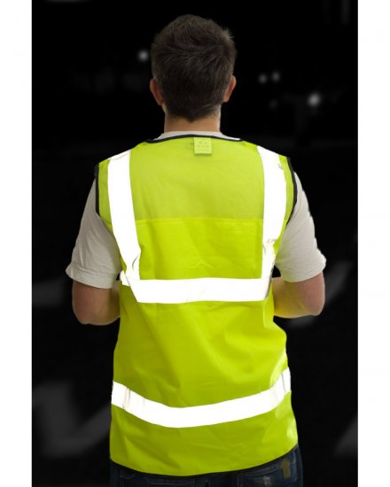 Leo Velator Mesh Back Waistcoat Hi-Vis Yellow - Radna odjeća - Radna Odjeća Veliki Brojevi