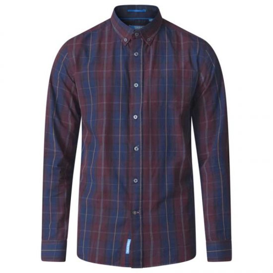 D555 Grady Long Sleeve Check Shirt - Košulje - Muške Košulje Veliki Brojevi