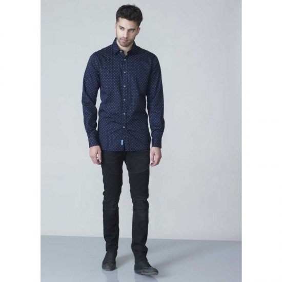 D555 Rashard Long Sleeve Printed Shirt - Košulje - Muške Košulje Veliki Brojevi