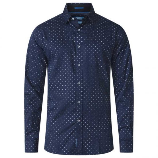 D555 Rashard Long Sleeve Printed Shirt - Košulje - Muške Košulje Veliki Brojevi