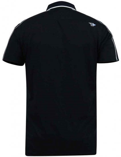 D555 Sussex Jersey Polo Shirt Dark Navy - Polo majice - Muške Polo Majice Veliki Brojevi