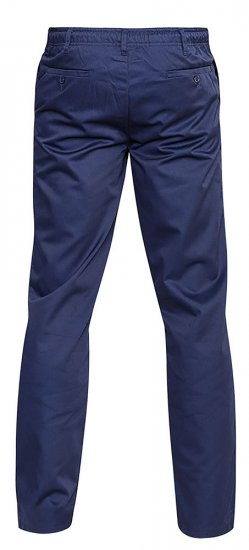 D555 Basilio Pants with elasticated waist Navy - Traperice & hlače - Muške Traperice i Hlače Veliki Brojevi
