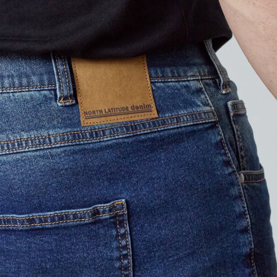 North Latitude Jeans Jack Navy Blue - Jakne - Muške Jakne Veliki Brojevi