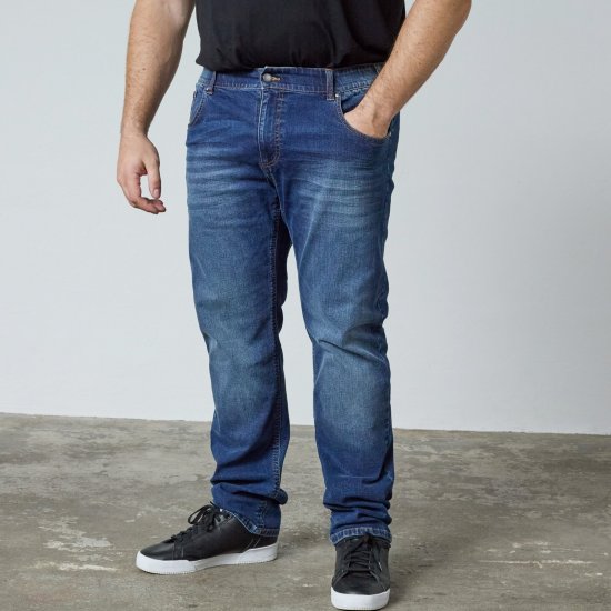 North Latitude Jeans Jack Blue Used Wash - Jakne - Muške Jakne Veliki Brojevi