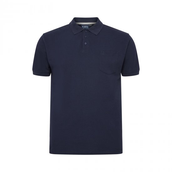 North Latitude Polo Navy Blue - Polo majice - Muške Polo Majice Veliki Brojevi