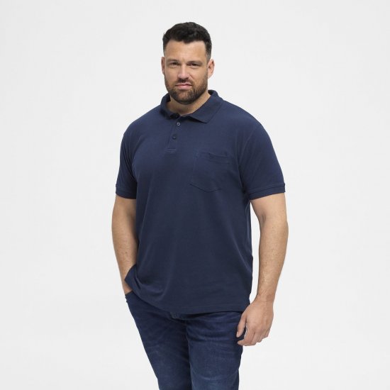 North Latitude Polo Navy Blue - Polo majice - Muške Polo Majice Veliki Brojevi