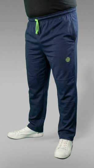 20 Nodi Libeccio Long Leg Sports Pants in Combed Cotton Jersey Navy - Sportske hlače & kratke - Muške Trenirke Veliki Brojevi