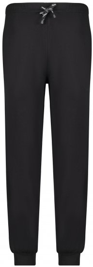 Adamo Jakob Pyjama Pants with Cuffs Black - Donje rublje & Kupaće hlače - muške donje rublje veliki brojevi