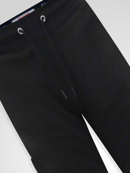 D555 Dexter 1 Cargo Jogger With Bear Embroidery Crna - Sportske hlače & kratke - Muške Trenirke Veliki Brojevi