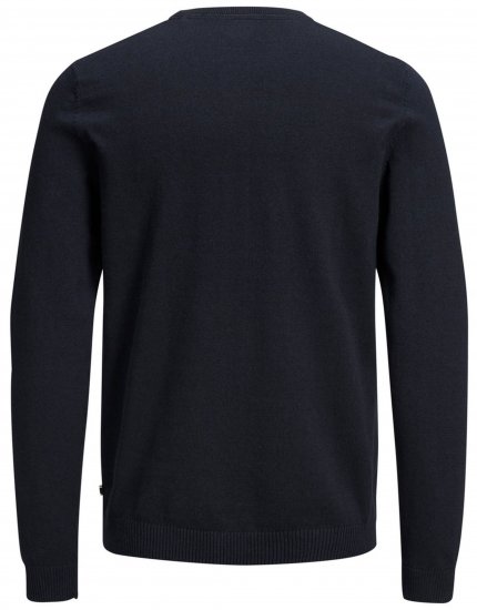 Jack & Jones Crew neck Knitted Sweater Navy - Puloveri & dukserice - Muške Puloveri & dukserice veliki brojevi