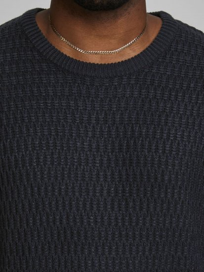 Jack & Jones JCOBRANDON Knit Black - Puloveri & dukserice - Muške Puloveri & dukserice veliki brojevi