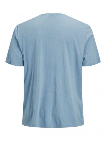 Jack & Jones JJMOON T-shirt Faded Denim - Majice Kratkih Rukava - Muške Majice Kratkih Rukava Veliki Brojevi 
