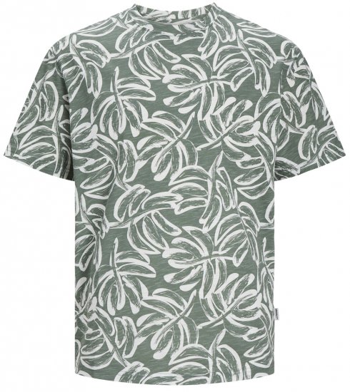 Jack & Jones JORLAFAYETTE AOP T-Shirt Laurel Wreath - Majice Kratkih Rukava - Muške Majice Kratkih Rukava Veliki Brojevi 