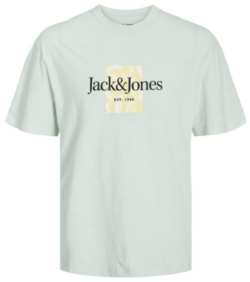 Jack & Jones JORLAFAYETTE BRANDING T-Shirt Skylight - Majice Kratkih Rukava - Muške Majice Kratkih Rukava Veliki Brojevi 