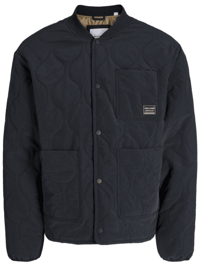 Jack & Jones Hero Liner Quilted Jacket Black - Jakne - Muške Jakne Veliki Brojevi